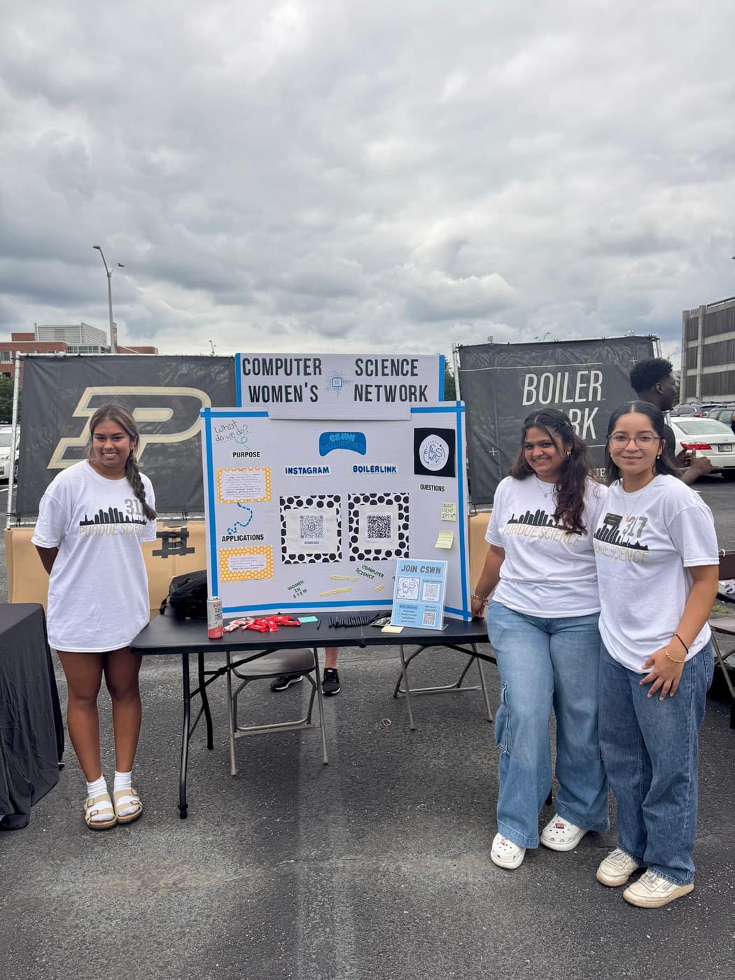 CSWN officers at the campus involvement fair