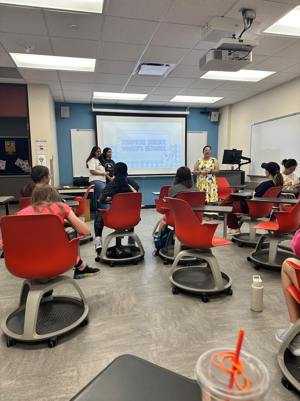 A CSWN callout meeting with a faculty guest