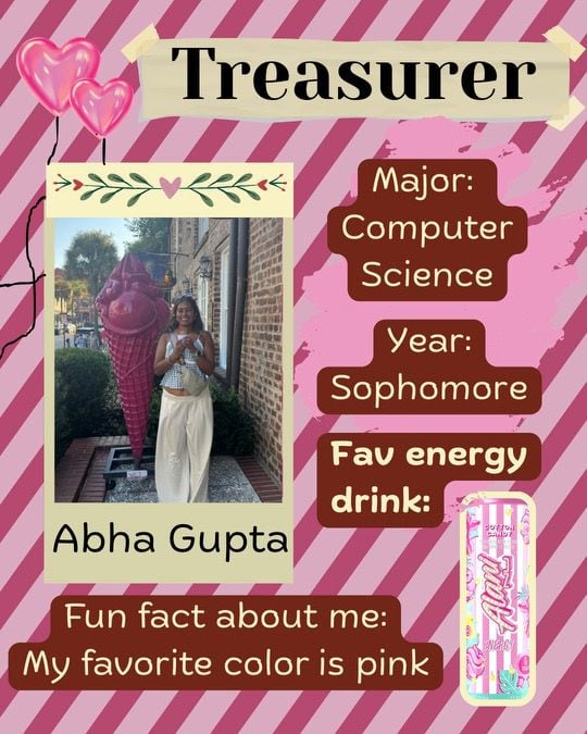 Abha Gupta — Treasurer