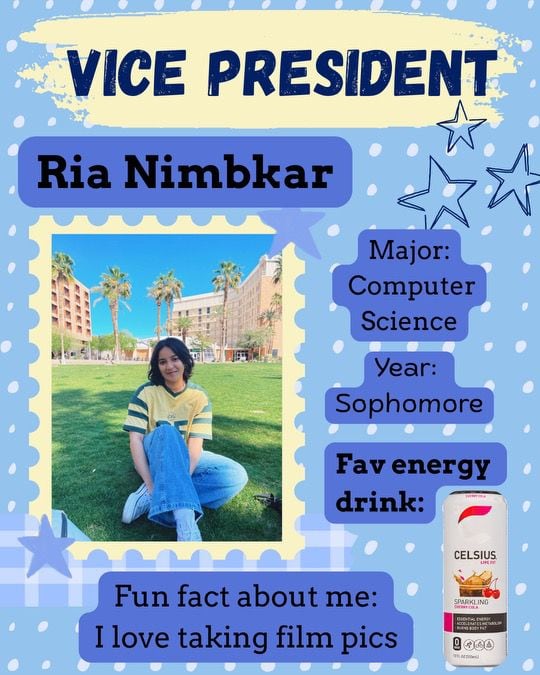 Ria Nimbkar — Vice President
